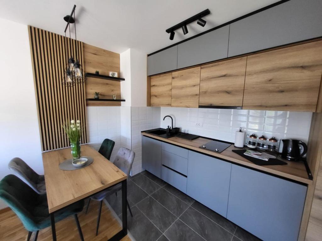 Apartman Adam Divčibare的厨房或小厨房