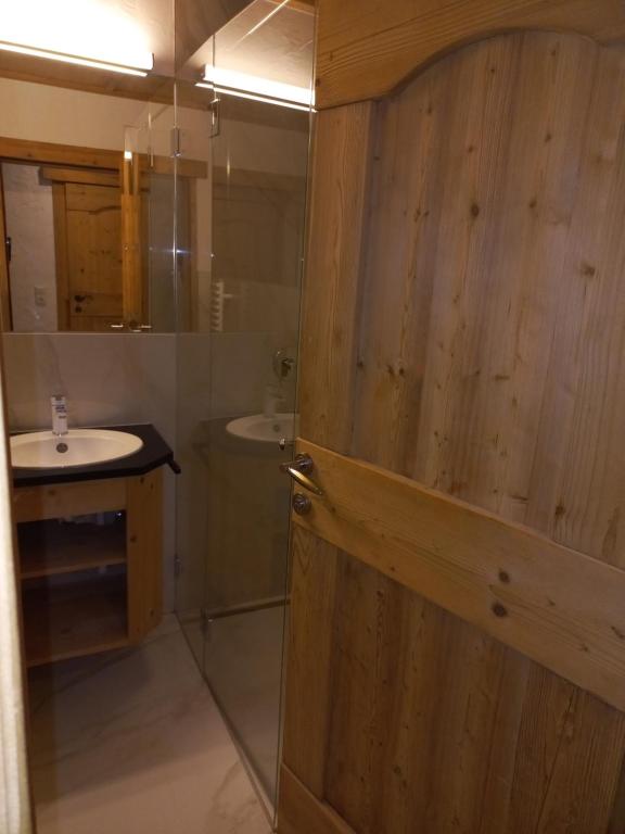 Koupelna v ubytování Scheffauerhof