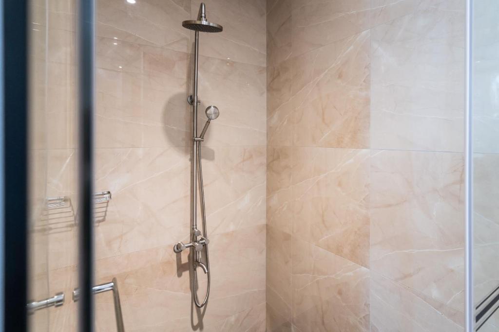 Koupelna v ubytování Aquarius Motel