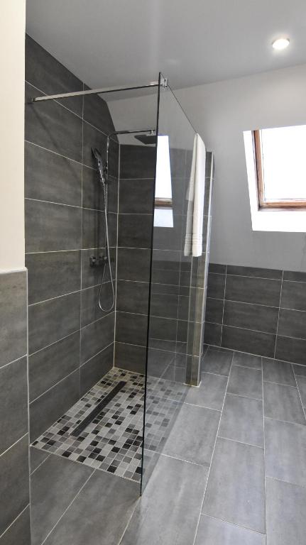 Koupelna v ubytování Hotel zur Schlemmerscheune