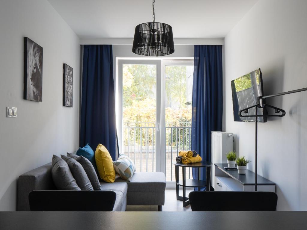 Posedenie v ubytovaní Apartament Smart Kamienica Grochów with free parking