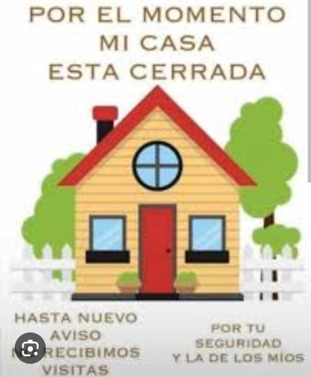 ein Bild eines Hauses mit den Worten für el montessori m casa in der Unterkunft Casa Cerra2 in Villa Leloir