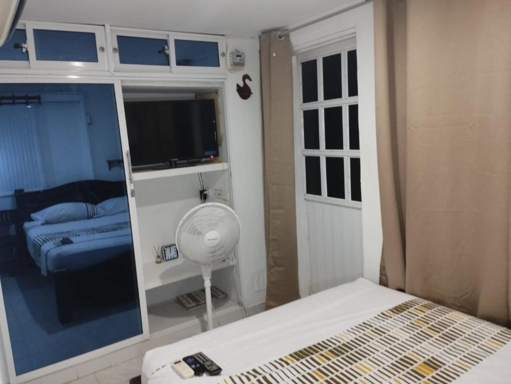 Habitación privada en Bocagrande tesisinde bir banyo