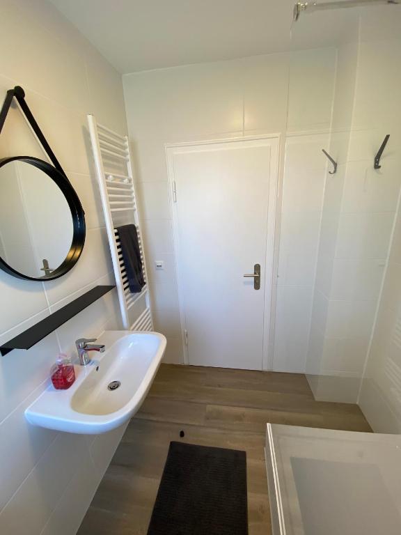 Koupelna v ubytování Apartmenthaus Selbitz