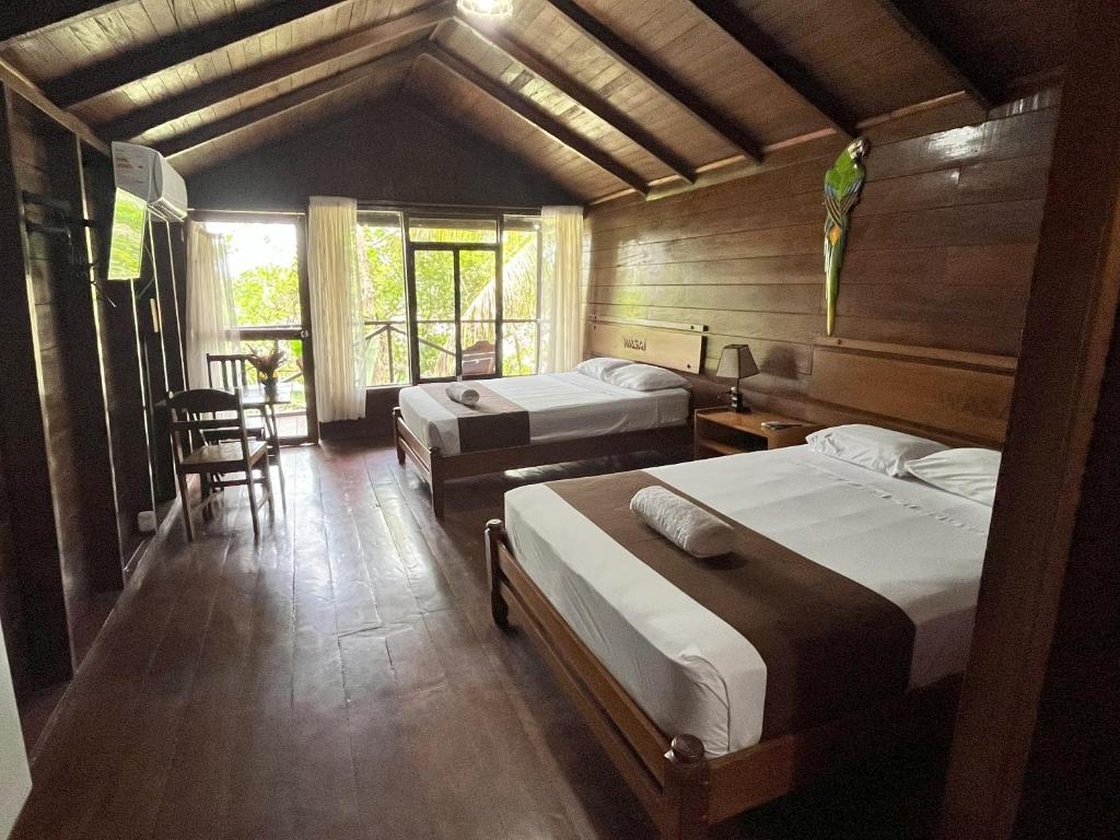 Wasai Puerto Maldonado Eco Lodge - Standard -Doppelzimmer Mit Zwei Doppelbetten