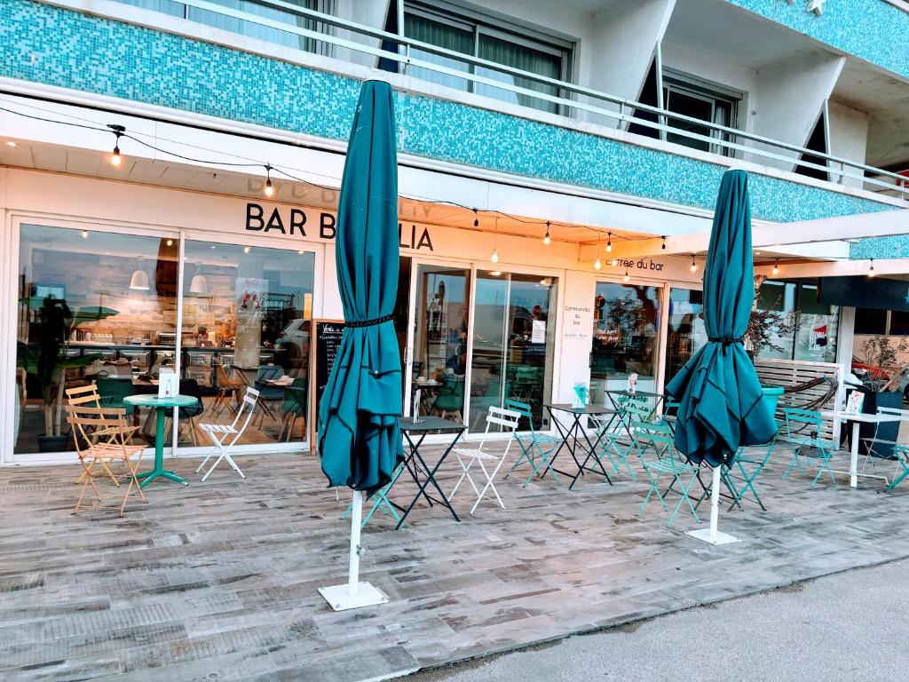 Restaurace v ubytování Brasilia Hôtel