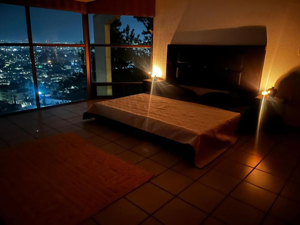 Postel nebo postele na pokoji v ubytování Casa Kansha Luna