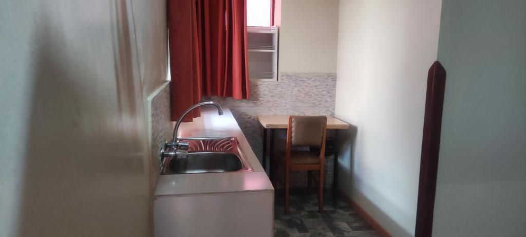 Kuchyň nebo kuchyňský kout v ubytování Anka Wasi Lodging