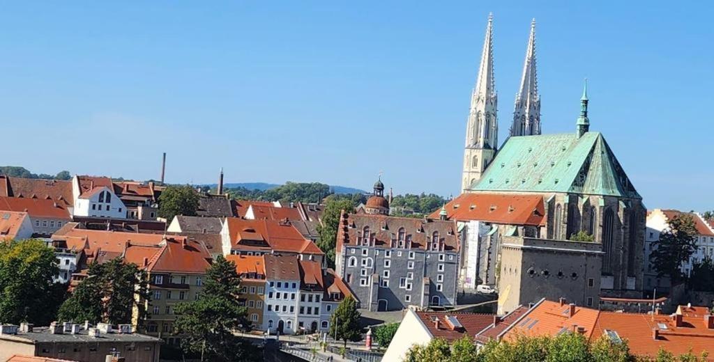 Výhľad na mesto Zgorzelec alebo výhľad na mesto priamo z apartmánu