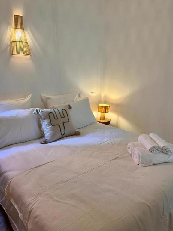Postel nebo postele na pokoji v ubytování Riad 17-M - Marrakech