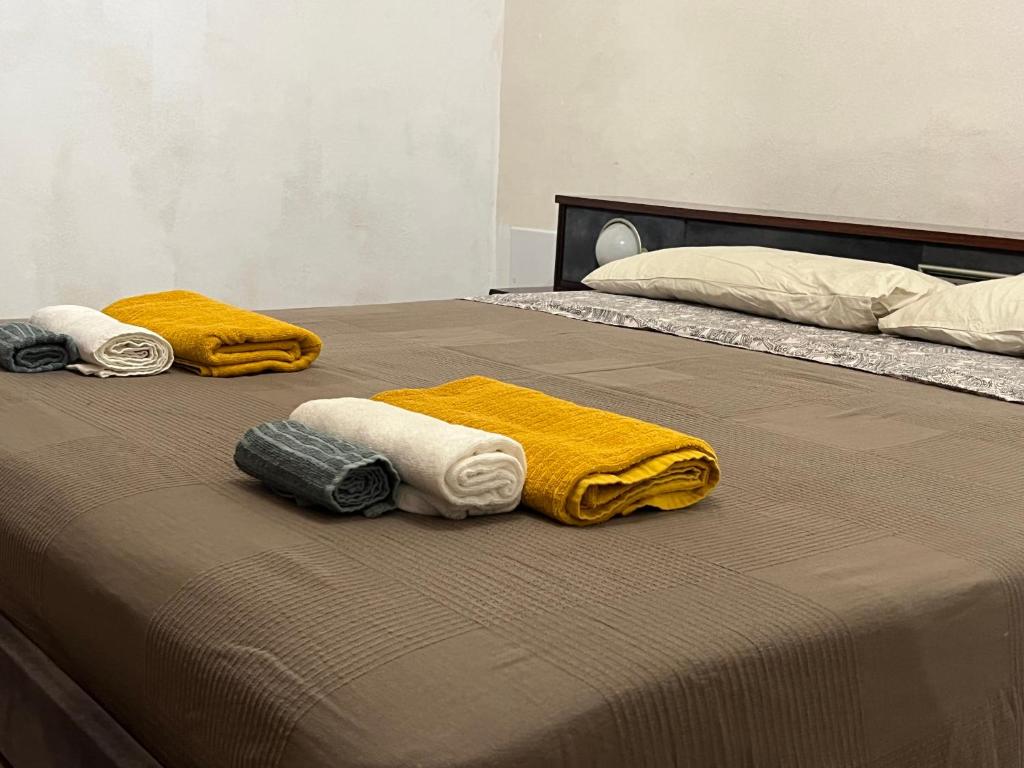Postel nebo postele na pokoji v ubytování Casa di Mirto