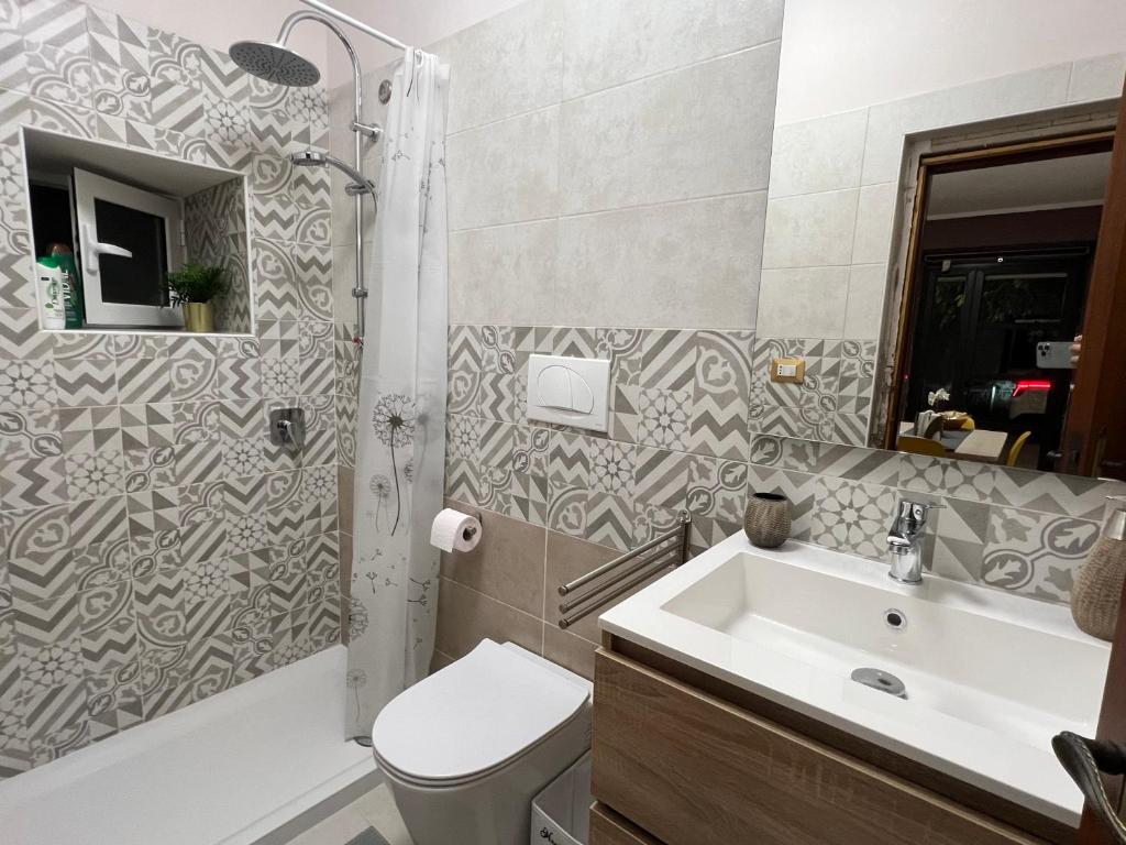 Koupelna v ubytování Casa di Mirto