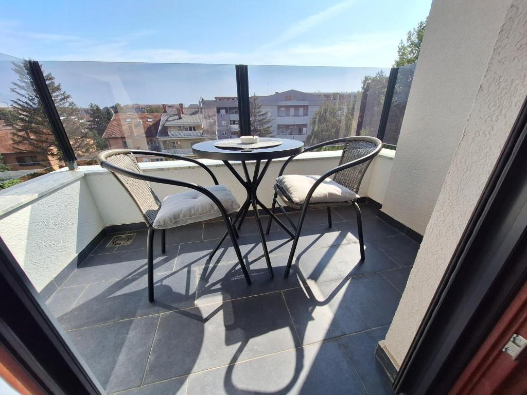 Balkón nebo terasa v ubytování Apartman Bedem