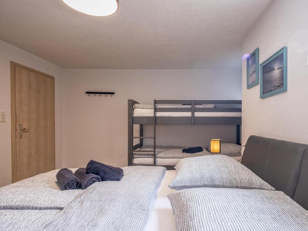 Postel nebo postele na pokoji v ubytování Chalet Pölven