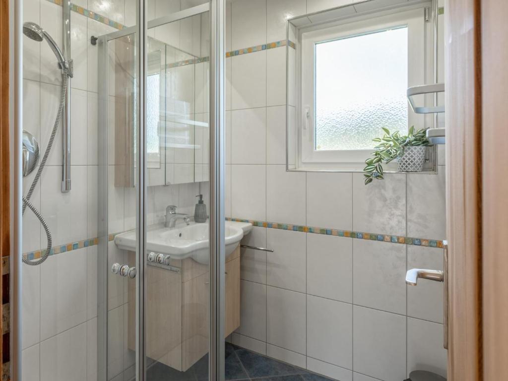Koupelna v ubytování Chalet Pölven