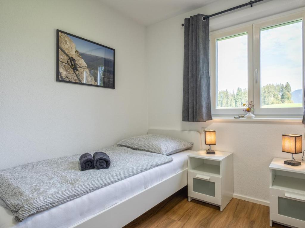 Postel nebo postele na pokoji v ubytování Chalet Pölven