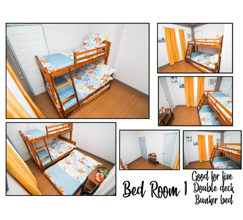 En eller flere senge i et værelse på Heavenly Angels Transient