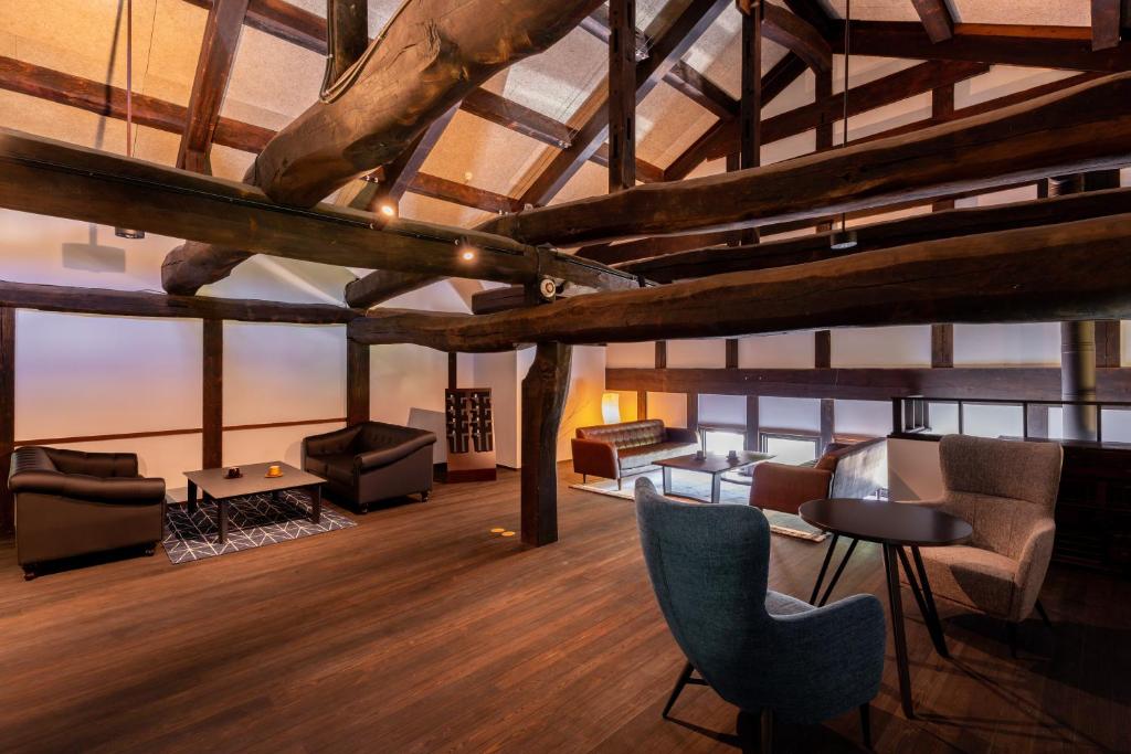 Posezení v ubytování Hotarutei Villas