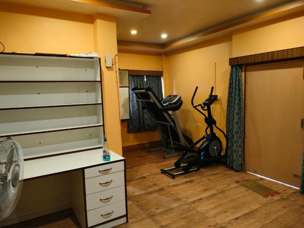 Fitness centrum a/nebo fitness zařízení v ubytování Kanan Villa