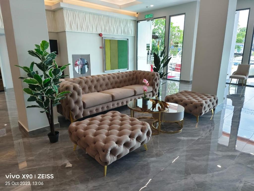 Posezení v ubytování Hotel Golden View Nilai