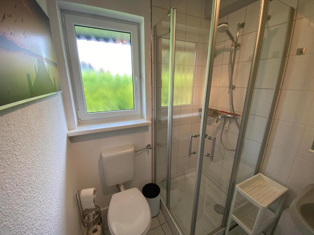 Koupelna v ubytování Haus der Träume