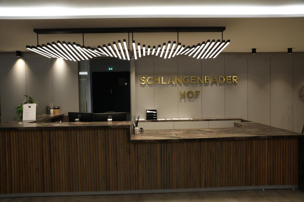 Vstupní hala nebo recepce v ubytování Hotel Schlangenbader Hof