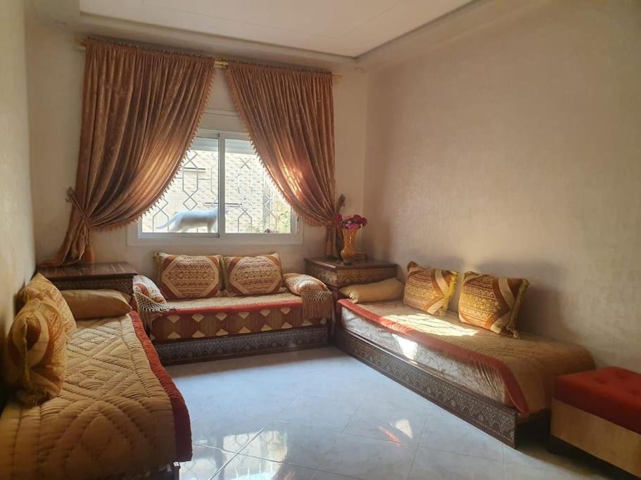 Postel nebo postele na pokoji v ubytování Apartment in Larache Marokko