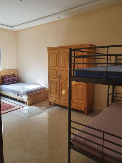 Postel nebo postele na pokoji v ubytování Apartment in Larache Marokko