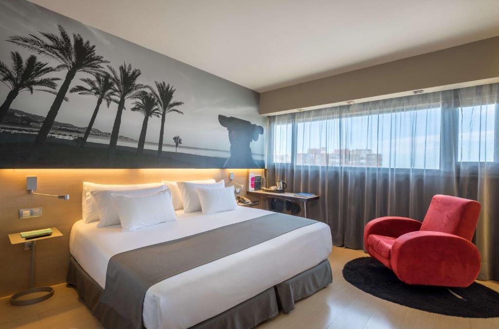 Posteľ alebo postele v izbe v ubytovaní Barceló Malaga