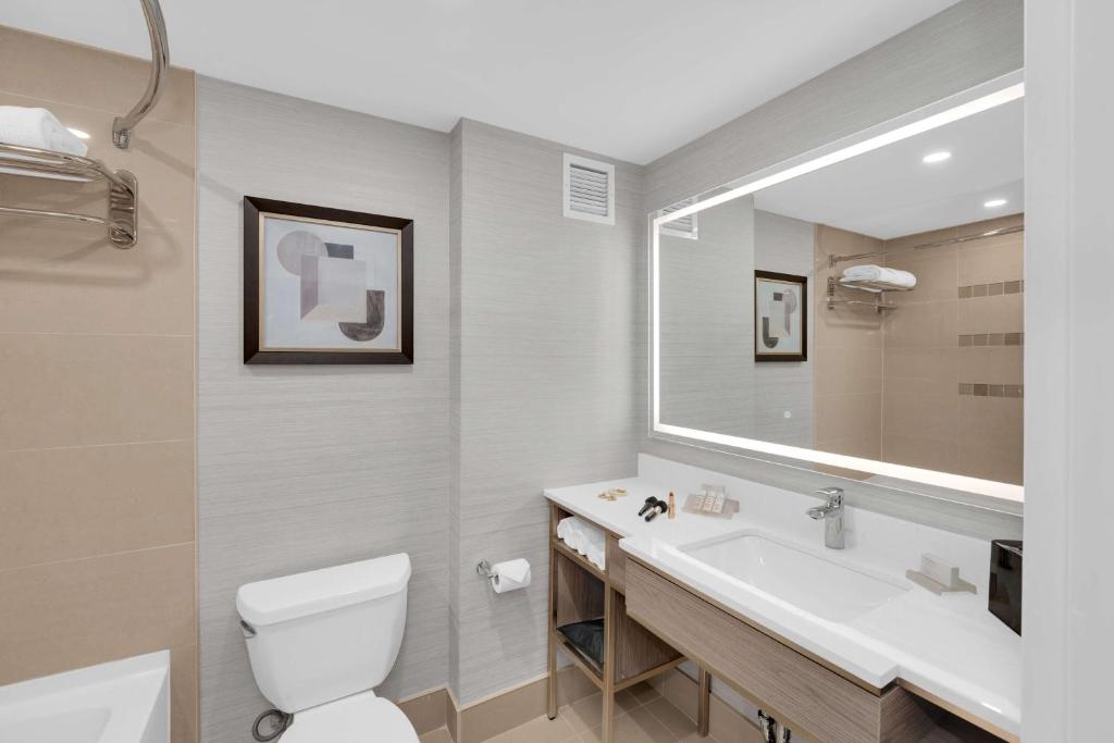 Koupelna v ubytování Hilton Garden Inn Toronto/Brampton
