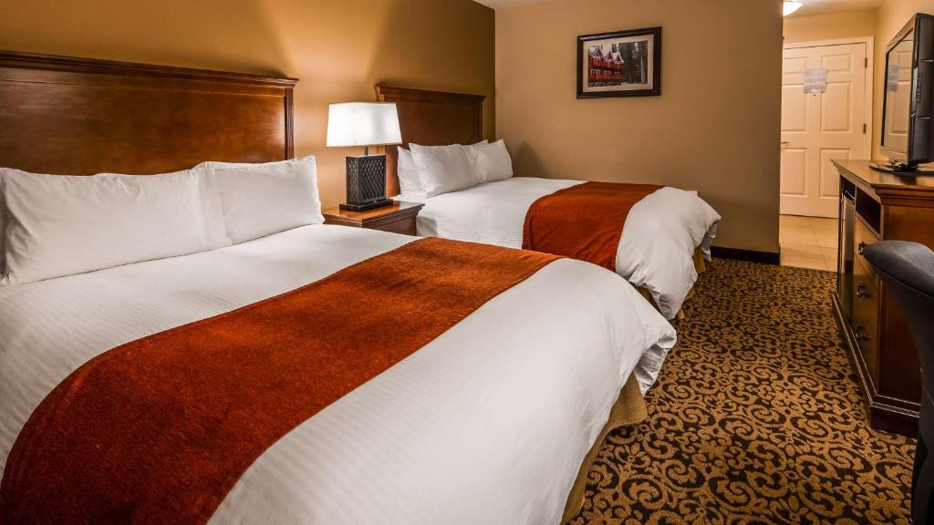 Best Western Tyrolean Lodge - Queen Room Met Twee Queensize Bedden - Niet -roken