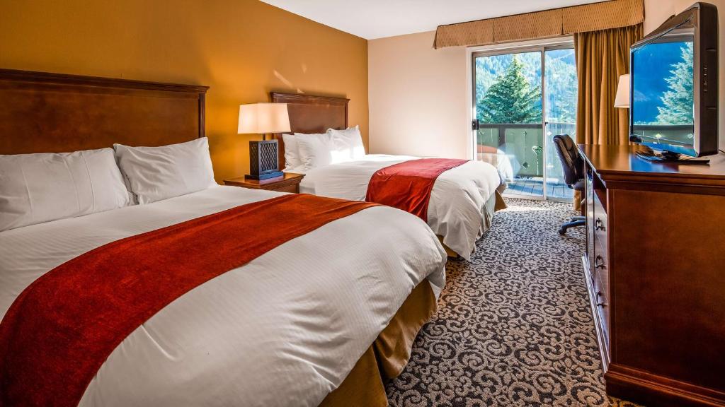 Best Western Tyrolean Lodge - Queen Room Met Uitzicht Op De Bergen - Niet -roken