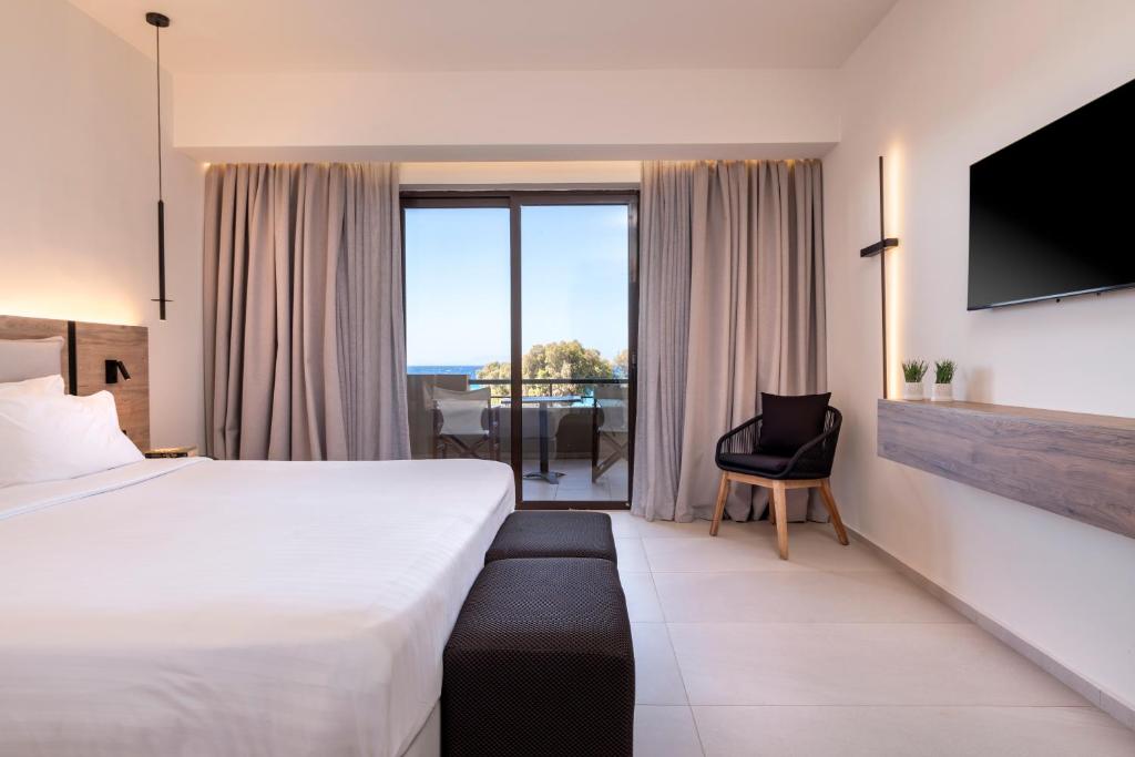 Postel nebo postele na pokoji v ubytování D'Andrea Mare Hotel