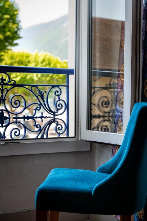 Balkón nebo terasa v ubytování Hotel Beau Rivage