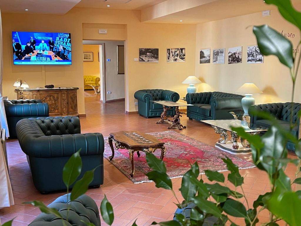 Posezení v ubytování Hotel Rifugio la Foresta
