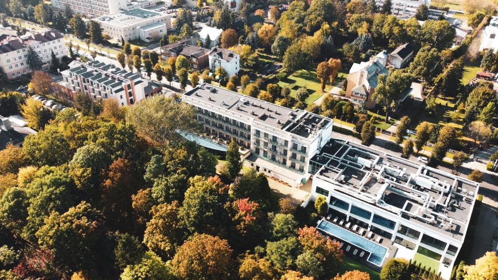 Budova, v ktorej sa apartmánový hotel nachádza