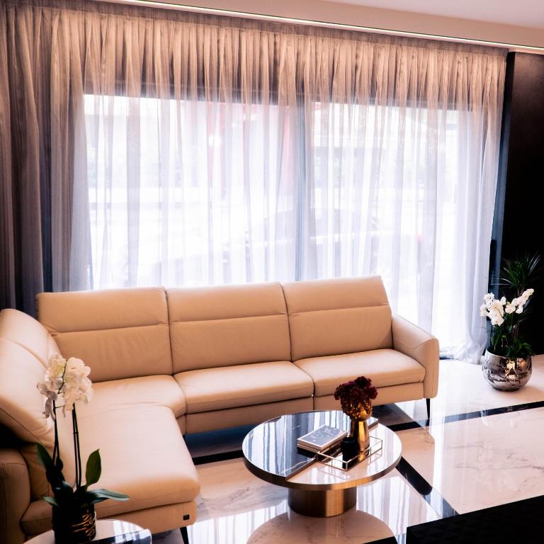 Posezení v ubytování Hotel De Amicis