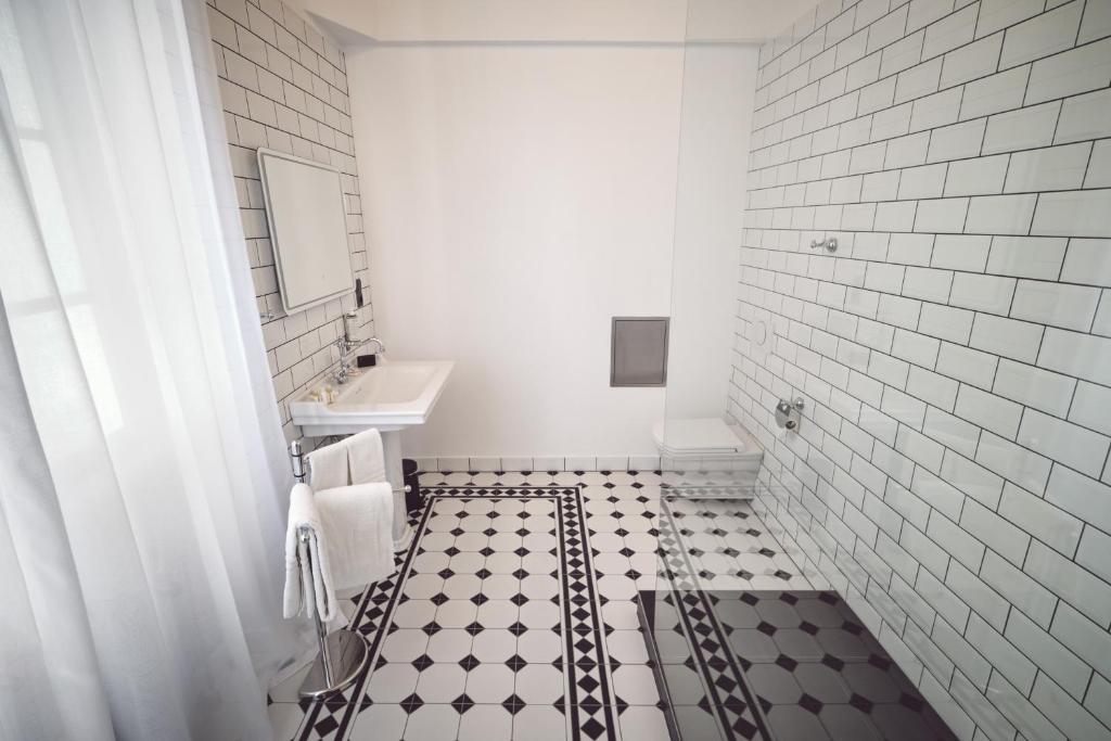 Koupelna v ubytování Domus Balthasar Boutique Hotel