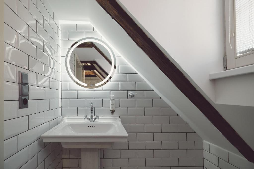 Koupelna v ubytování Domus Balthasar Boutique Hotel
