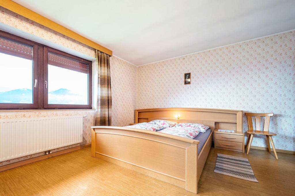 Postel nebo postele na pokoji v ubytování Ferienwohnung Gatscherhof
