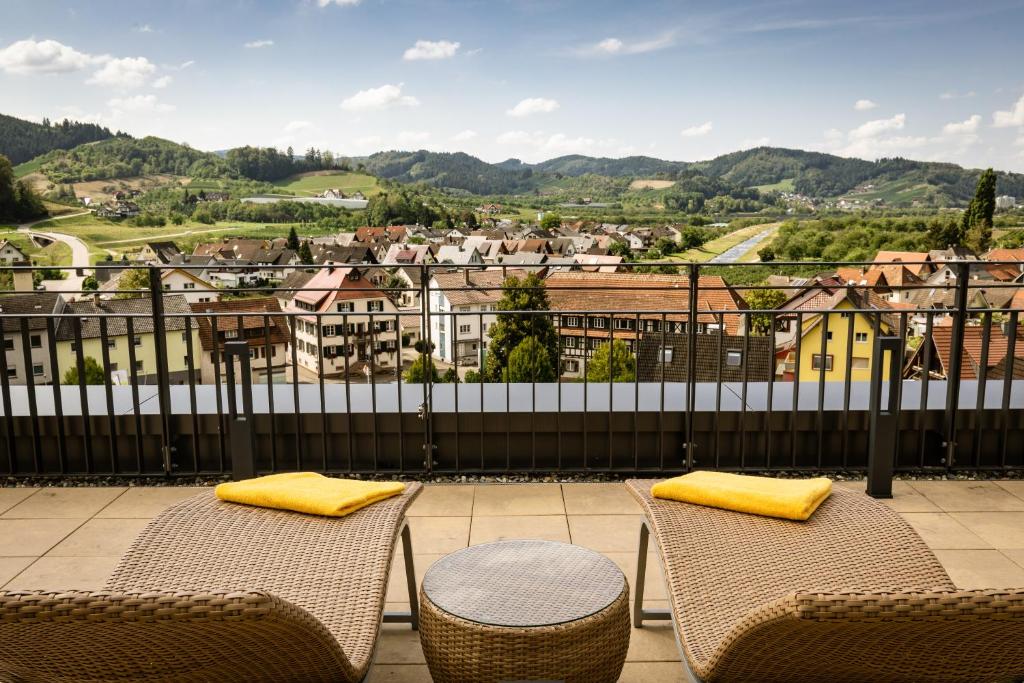 Nespecifikovaný výhled na hory nebo výhled na hory při pohledu z hotelu