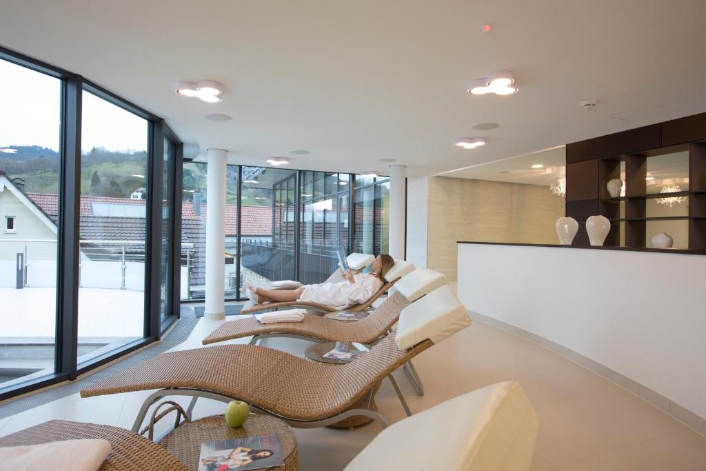 Posezení v ubytování Sonnenhof Hotel & Spa