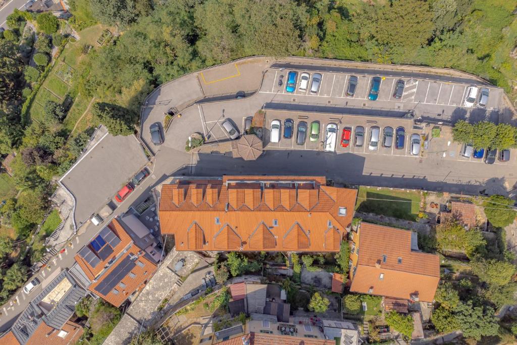 Letecký snímek ubytování [Como-Blevio] Suite lake view + private garage