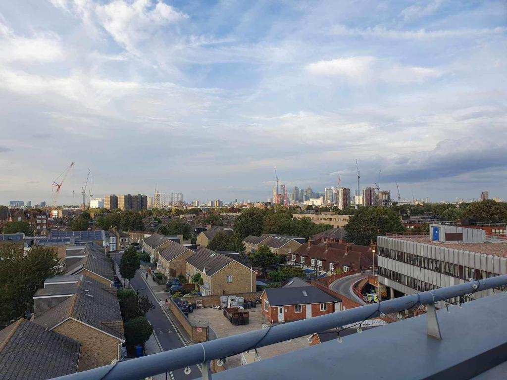 Nespecifikovaný výhled na destinaci Londýn nebo výhled na město při pohledu z apartmánu