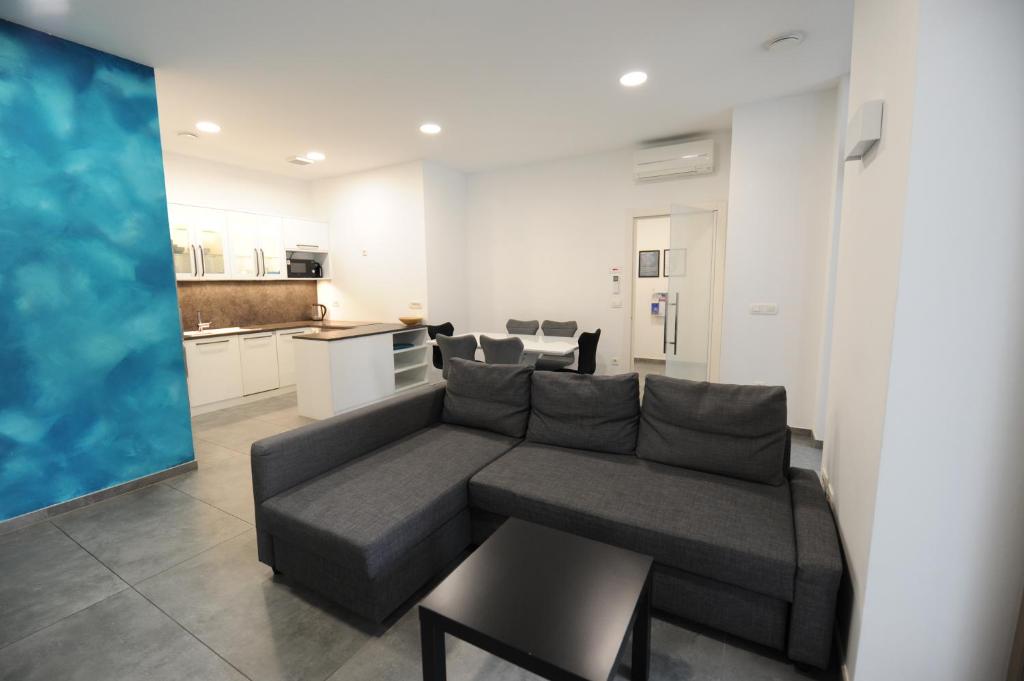 Kuchyň nebo kuchyňský kout v ubytování Argo Apartments