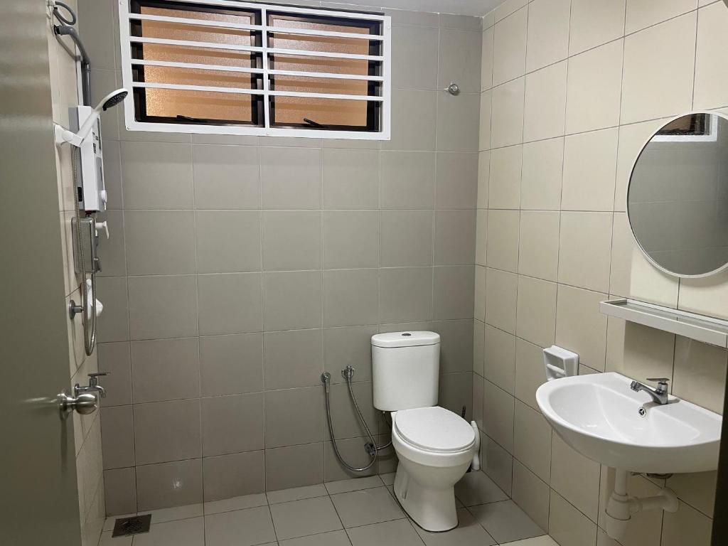 Koupelna v ubytování Omma Homestay Putrajaya, Presint 17