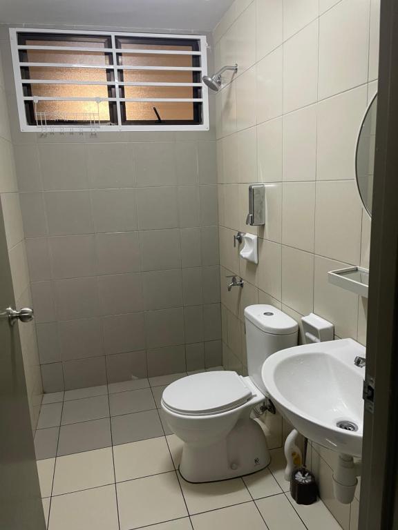 Koupelna v ubytování Omma Homestay Putrajaya, Presint 17