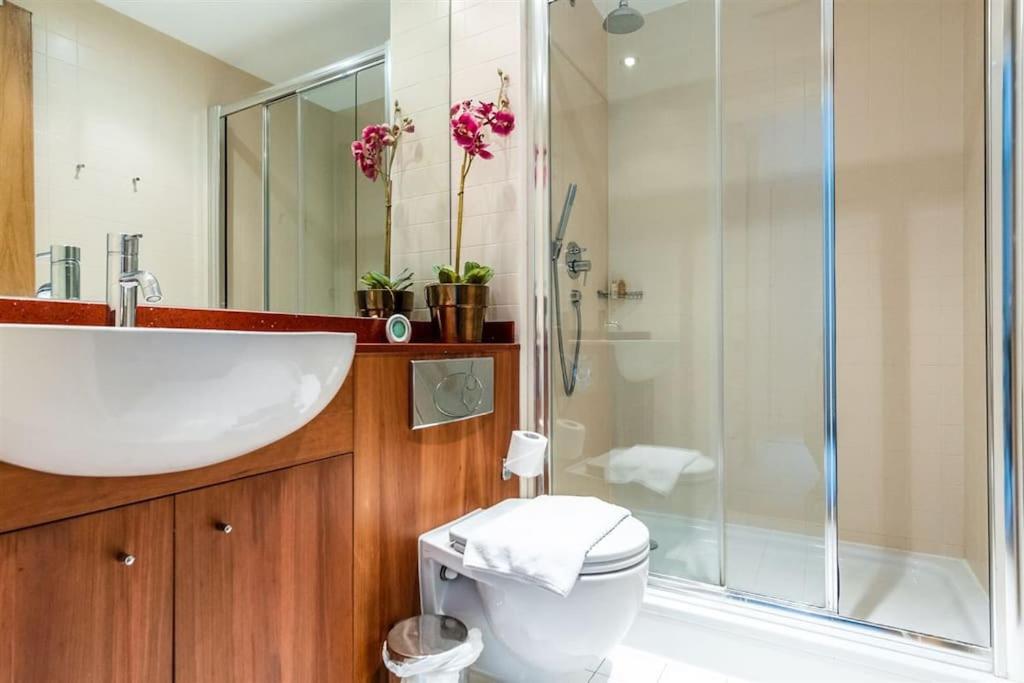 Koupelna v ubytování Grand Canal 2 Bedroom Flat