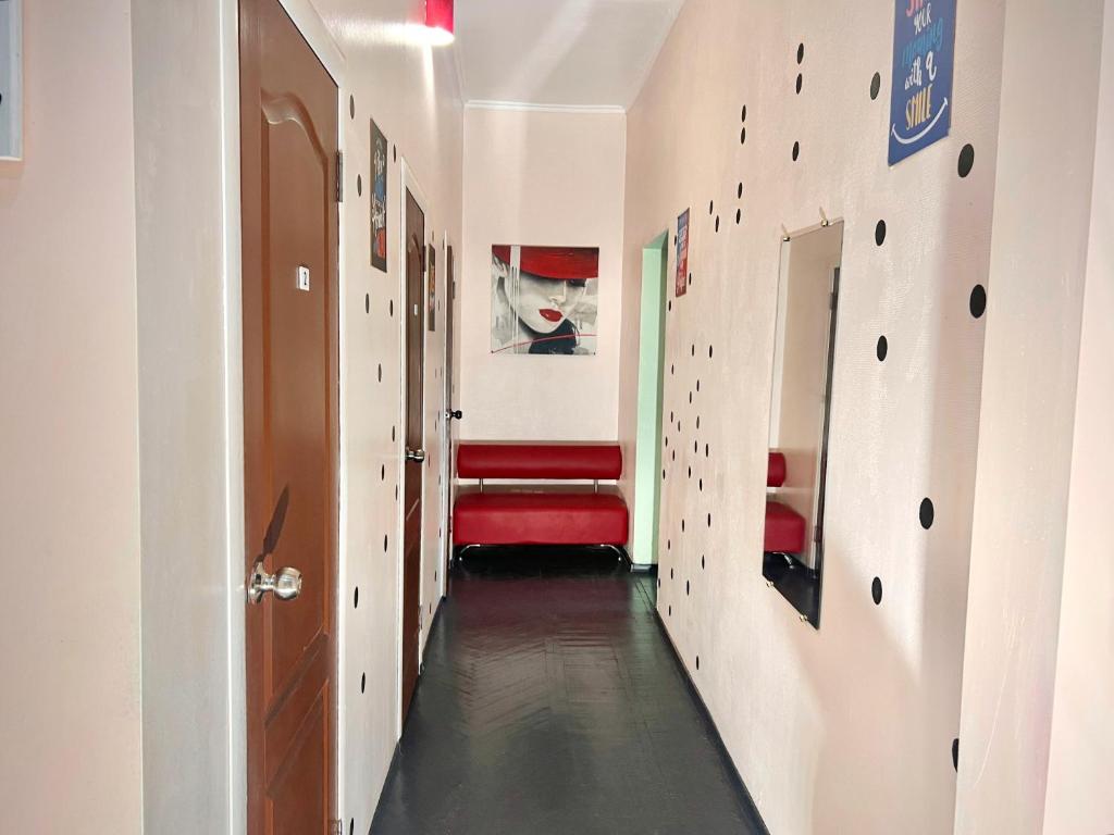 Postelja oz. postelje v sobi nastanitve Amely Hostel