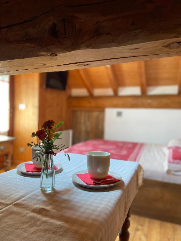 Postel nebo postele na pokoji v ubytování B&B Marcellina
